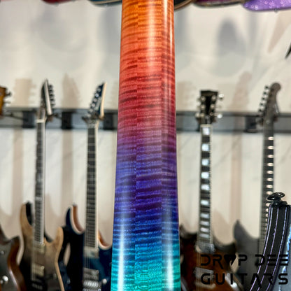 Ormsby Custom Shop Goliath Black Friday Rainbow Multiscale Headless 7-String Electric Guitar w/ Bag