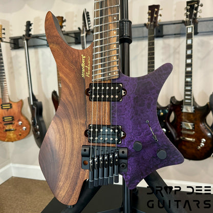 Strandberg J Artisan 6T Eby Koa Headless Electric Guitar w/ Bag