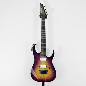 Ibanez Iron Label RGIX7FDLB 7-String Electric Guitar w/ Case