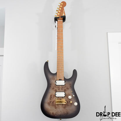 Charvel Pro-Mod DK24 HH 2PT CM Poplar Burl Electric Guitar