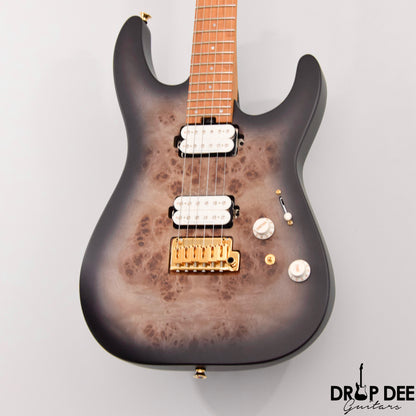 Charvel Pro-Mod DK24 HH 2PT CM Poplar Burl Electric Guitar