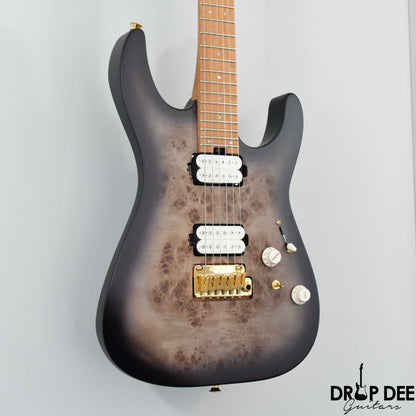 Charvel Pro-Mod DK24 HH 2PT CM Poplar Burl Electric Guitar